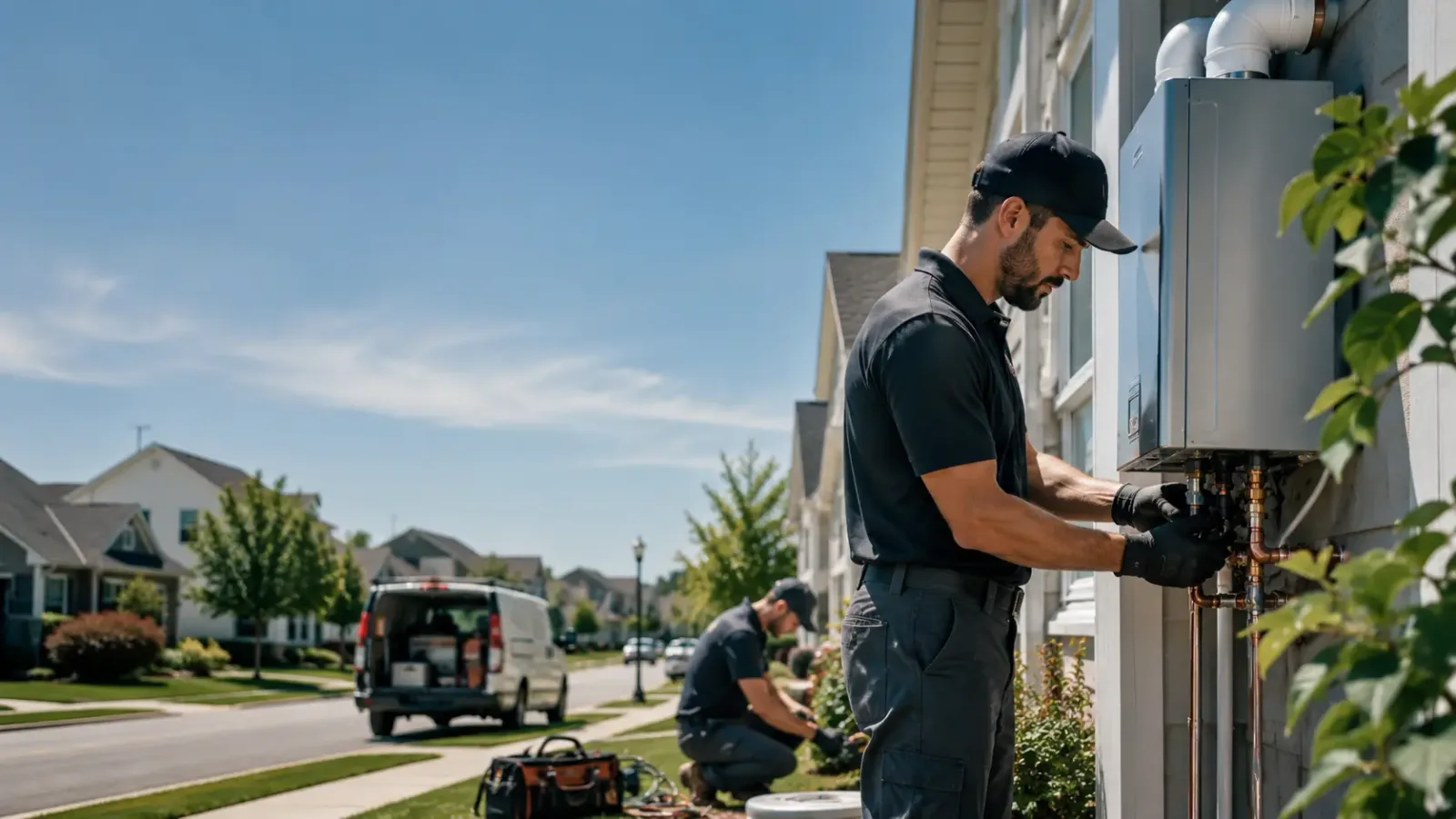 Tankless Water Heater Installation in Pierce, TX